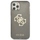Apple iPhone 12 Pro Max 6.7\" Guess Glitter 4G Big Logo Case Cover (GUHCP12LPCUGL4GBK), Black | Telefona Maciņš Vāks...