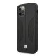 Apple iPhone 12 Pro Max 6,7\" BMW Leather Perforate Sides Case Cover (BMHCP12LRSCSK), Black | Telefona Maciņš Vāks...