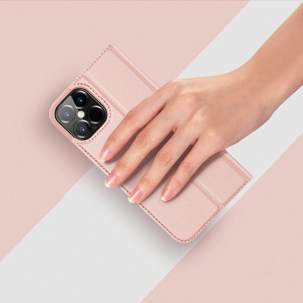 Apple iPhone 12 Pro Max 6.7" DUX DUCIS Magnetic Case Cover, Pink | Telefona Vāciņš Maciņš Apvalks Grāmatiņa (0)