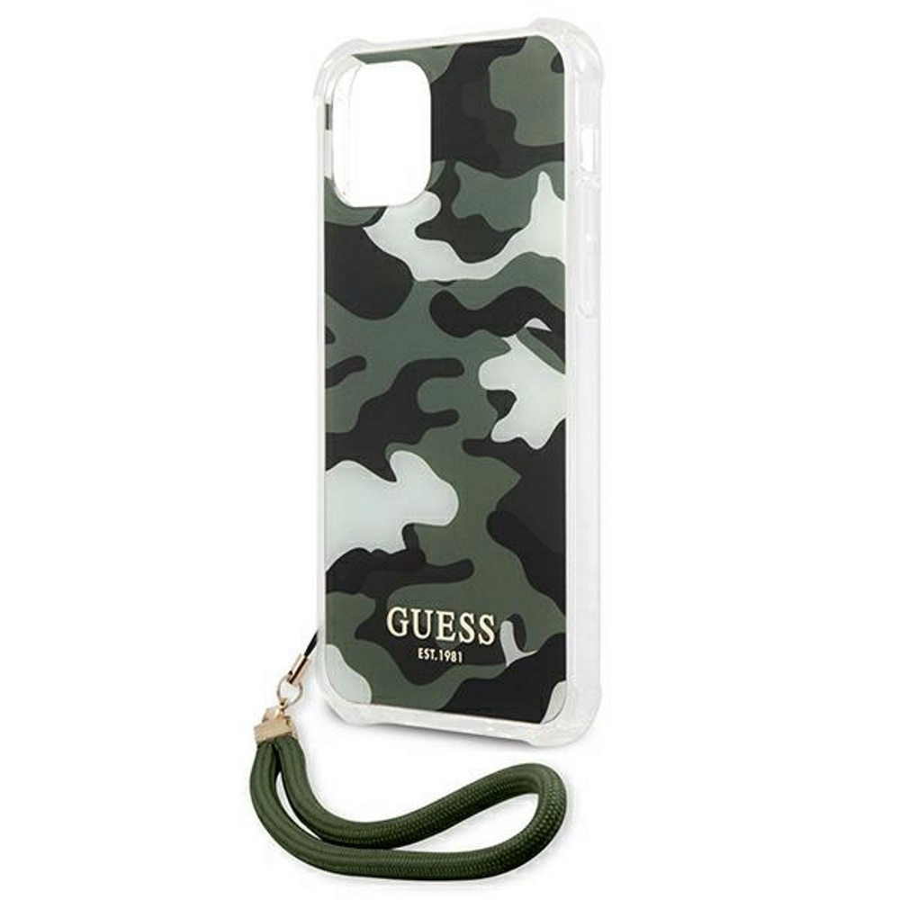 Apple iPhone 12 Pro Max 6.7'' Guess Camo Collection Case Cover (GUHCP12LKSARKA), Khaki | Telefona Maciņš Vāks... (1)