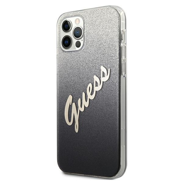 Apple iPhone 12 Pro Max 6.7'' Guess Gradient Script Case Cover (GUHCP12LPCUGLSBK), Black | Telefona Maciņš Vāks... (0)
