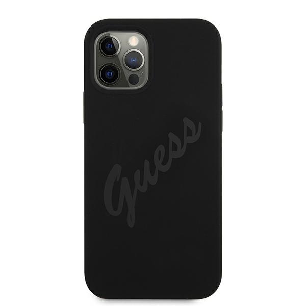 Apple iPhone 12 Pro Max 6.7'' Guess Script Vintage Case Cover (GUHCP12LLSVSBK), Black | Telefona Maciņš Vāks Apvalks... (1)