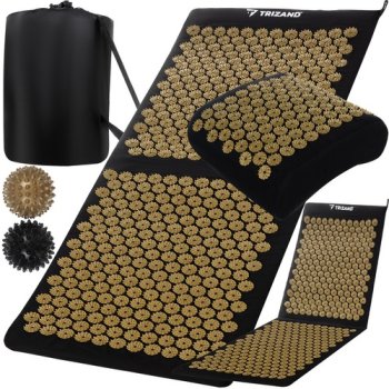 Akupresūras Paklājs ar Spilvenu + Masāžas Bumbiņas Trizand 23375 | Acupressure Mat with Massage Balls