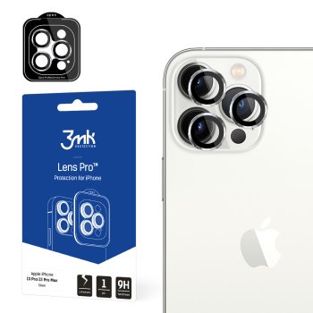 Apple iPhone 13 Pro 6.1'' / 13 Pro Max 6.7'' 3MK Lens Protection Pro With Mounting Frame | Telefona Kameras...