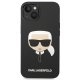 Apple iPhone 14 Plus 6.7\" Karl Lagerfeld Silicone Karl`s Head Case Cover (KLHCP14MSLKHBK), Black | Telefona Maciņš...
