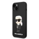 Apple iPhone 14 Plus 6.7\'\' Karl Lagerfeld Silicone Ikonik Magsafe Case Cover (KLHMP14MSNIKBCK), Black | Telefona...