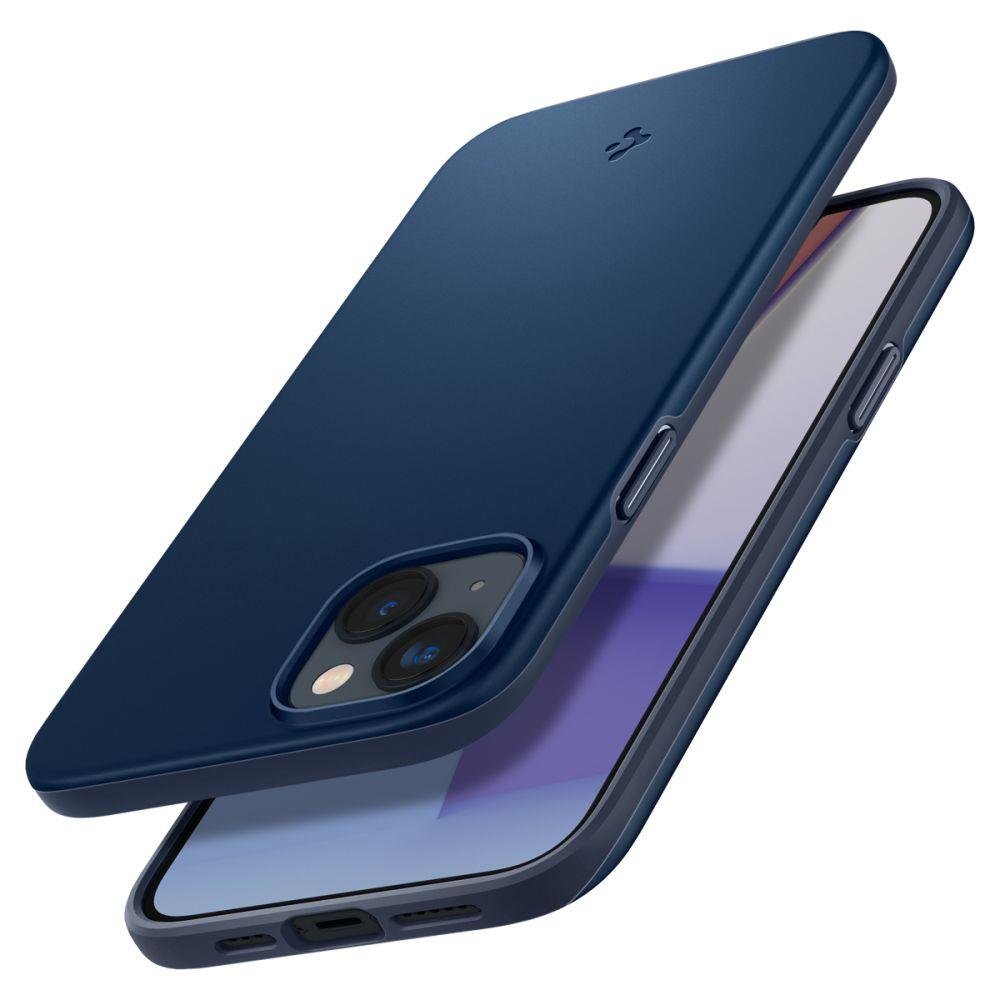 Apple iPhone 14 Plus 6.7'' Spigen Thin Fit Cover Case, Navy Blue | Telefona Vāciņš Maciņš Maks Apvalks Bampers (1)
