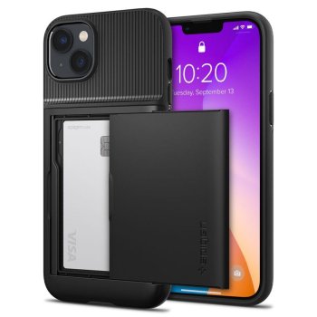 Apple iPhone 14 Plus 6.7'' Spigen Slim Armor Cs Case Cover, Black | Telefona Vāciņš Maciņš Apvalks Bampers