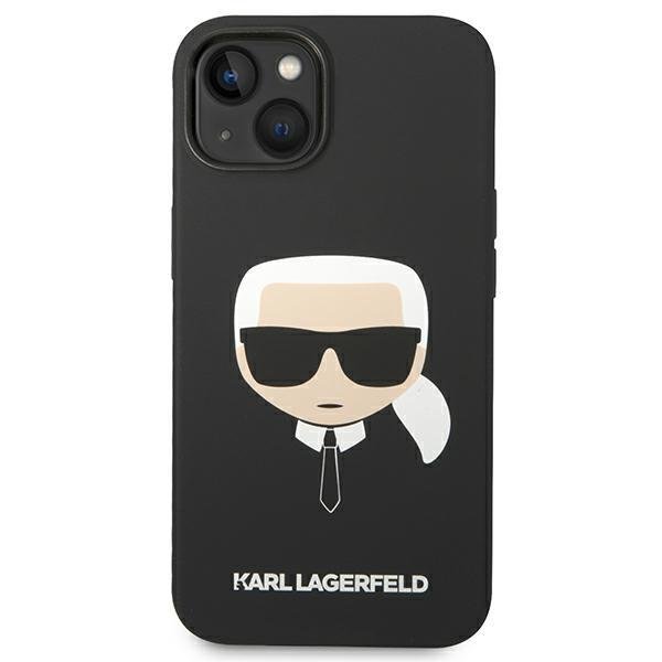 Apple iPhone 14 Plus 6.7" Karl Lagerfeld Silicone Karl's Head MagSafe Case Cover, Black | Telefona Maciņš Vāks... (1)