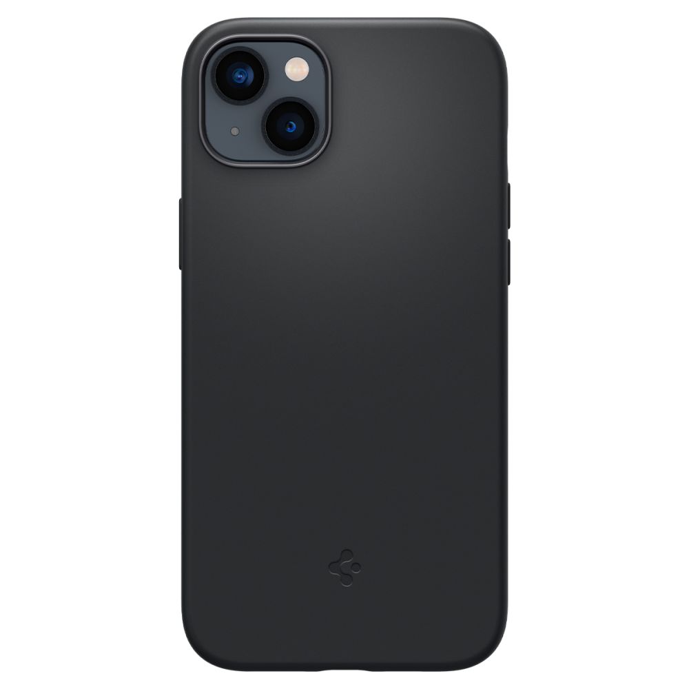 Spigen Silikona vāciņš Silicone Fit Mag Case ar MagSafe iPhone 14 Plus Melns (1)