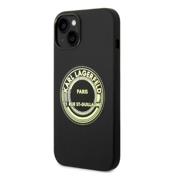 Apple iPhone 14 Plus 6.7" Karl Lagerfeld Silicone RSG Case Cover (KLHCP14MSRSGRCK), Black | Telefona Maciņš Vāks... (0)