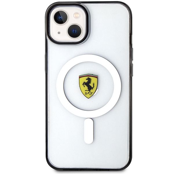Ferrari FEHMP14MURKT iPhone 14 Plus 6.7" clear/transparent hardcase Outline Magsafe (1)
