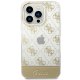 Guess GUHCP14XHG4MHG iPhone 14 Pro Max 6.7\" zelta cietais vāciņš 4G Pattern Script | 6.7 \"Gold / Gold Hardcase