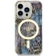 Apple iPhone 14 Pro Max 6.7\'\' Guess Leopard MagSafe Case Cover (GUHMP14XHLEOPWB), Blue | Telefona Maciņš Vāks...
