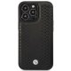 Apple iPhone 14 Pro Max 6.7\'\' BMW Leather Diamond Pattern MagSafe Case Cover (BMHMP14X22RFGK), Black | Telefona...