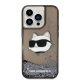 Apple iPhone 14 Pro Max 6.7\" Karl Lagerfeld Glitter Choupette Head Case Cover (KLHCP14XLNCHCK), Black | Telefona...