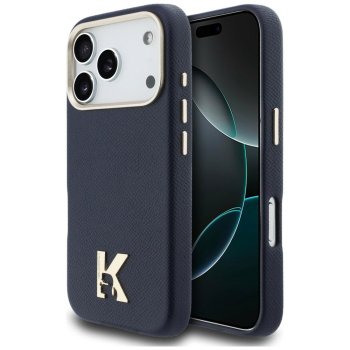 Karl Lagerfeld Karl Head Logo MagSafe vāciņš ar MagSafe iPhone 17 Pro telefonam – zils | Phone Case Cover