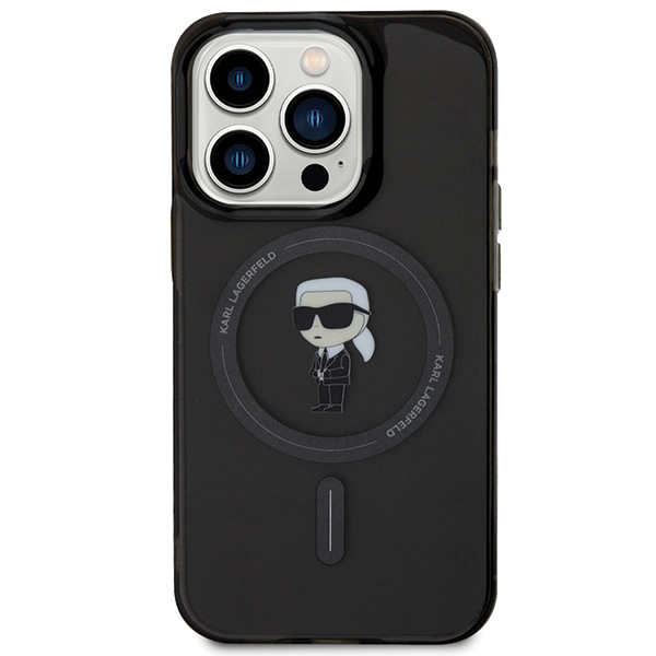 Apple iPhone 14 Pro Max 6.7'' Karl Lagerfeld IML Ikonik MagSafe Cover Case, Black | Telefona Vāciņš Maciņš Apvalks... (1)
