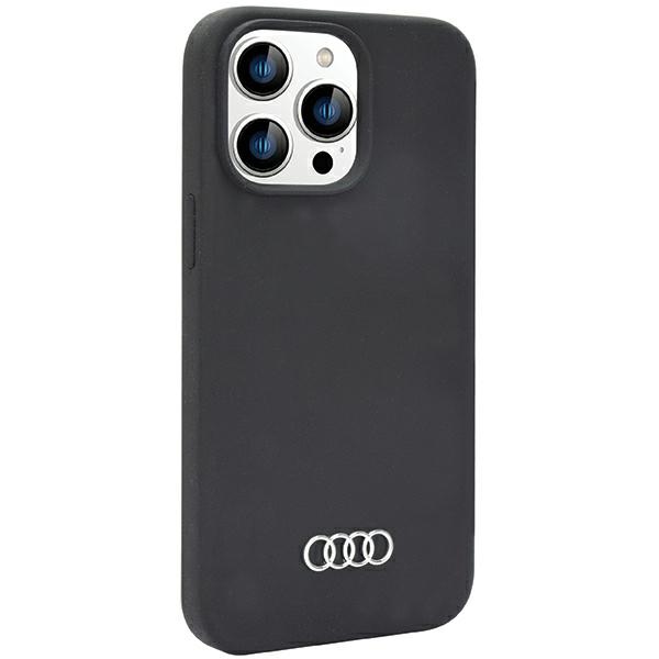 Audi Silikona Vāciņš iPhone 14 Pro Max 6.7" melns/melns cietais vāks AU-LSRIP14PM-Q3/D1-BK | Silicone Case... (0)