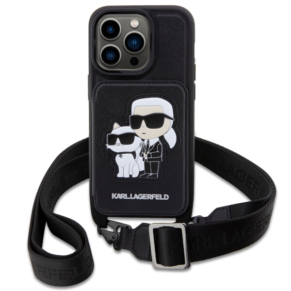 Karl Lagerfeld KLHCP14XCSAKCPMK iPhone 14 Pro Max maciņš – melns | Phone Case Cover (0)