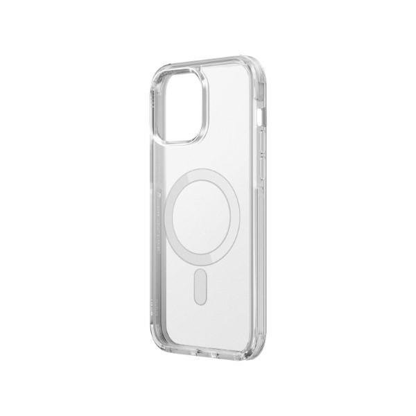 Uniq Combat case iPhone 14 Pro Max 6.7" Magclick Charging transparent/dove satin clear (1)