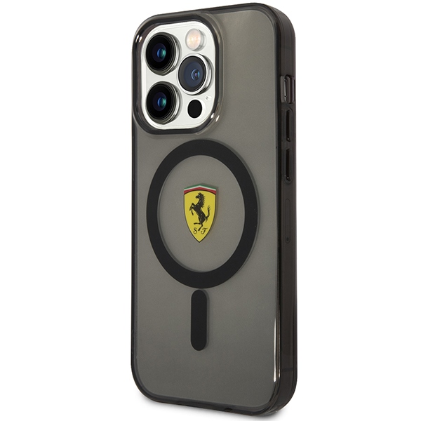 Ferrari FEHMP14XURKK iPhone 14 Pro Max 6.7" black/black hardcase Translucent Magsafe (0)