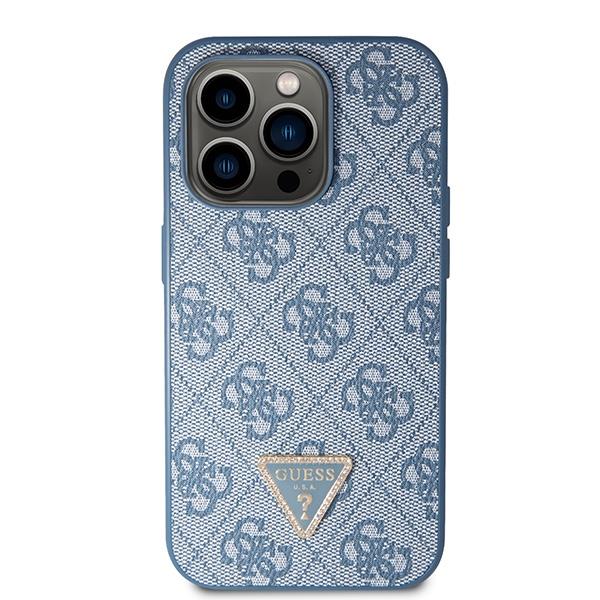 Apple iPhone 14 Pro Max 6.7" Guess Crossbody 4G Metal Logo Case Cover (GUHCP14XP4TDSCPB), Blue | Telefona Maciņš... (1)