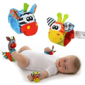 Rotaļlieta, Rokassprādze ar grabuli, 2 gab. | Toy, Bracelet with a Ruffle