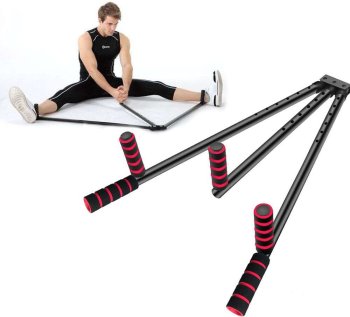 Kāju un gurnu muskuļu stiepšanas ierīce, špagata trenažieris | 3-Bar Leg Stretcher