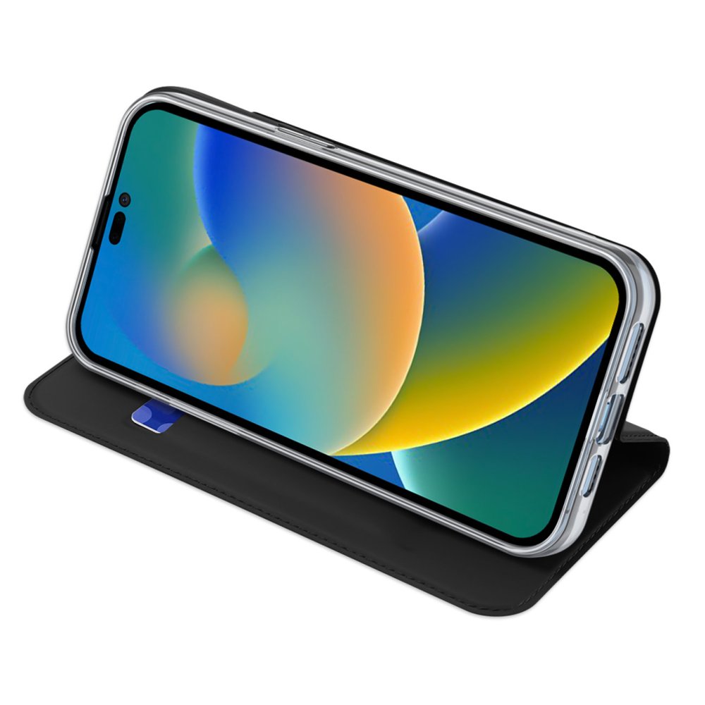 Apple iPhone 14 Pro 6.1'' DUX DUCIS Magnetic Book Case Cover, Black | Telefona Vāciņš Maciņš Apvalks Grāmatiņa (1)