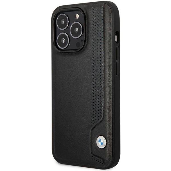 Apple iPhone 14 Pro 6.1'' BMW Leather Blue Dots Case Cover (BMHCP14L22RBDK), Black | Telefona Maciņš Vāks Apvalks... (0)
