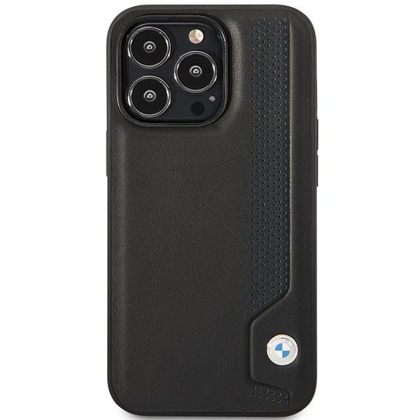Apple iPhone 14 Pro 6.1'' BMW Leather Blue Dots Case Cover (BMHCP14L22RBDK), Black | Telefona Maciņš Vāks Apvalks... (1)