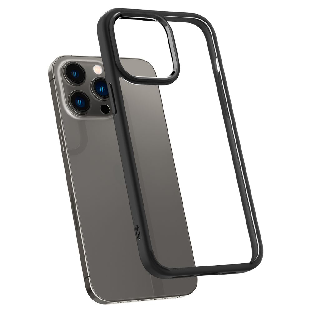 Apple iPhone 14 Pro 6.1'' Spigen Ultra Hybrid Case Cover, Matte Black | Telefona Vāciņš Maciņš Maks Apvalks Bampers (3)