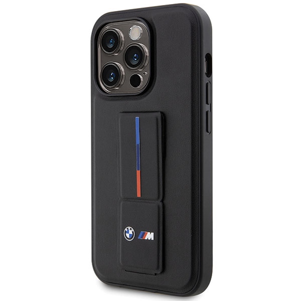 Apple iPhone 14 Pro 6.1'' BMW Grip Hot Stamp Case Cover (BMHCP14L22GSLK), Black | Telefona Maciņš Vāks Apvalks... (0)