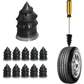 Riepu remonta komplekts x10 l izmērs - 6,8 mm x 12,7 | Tire repair kit size 6.8mm 12.7mm