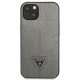 Apple iPhone 14 6.1\'\' Guess SaffianoTriangle Logo Case Cover (GUHCP14SPSATLG), Silver | Telefona Maciņš Vāks...