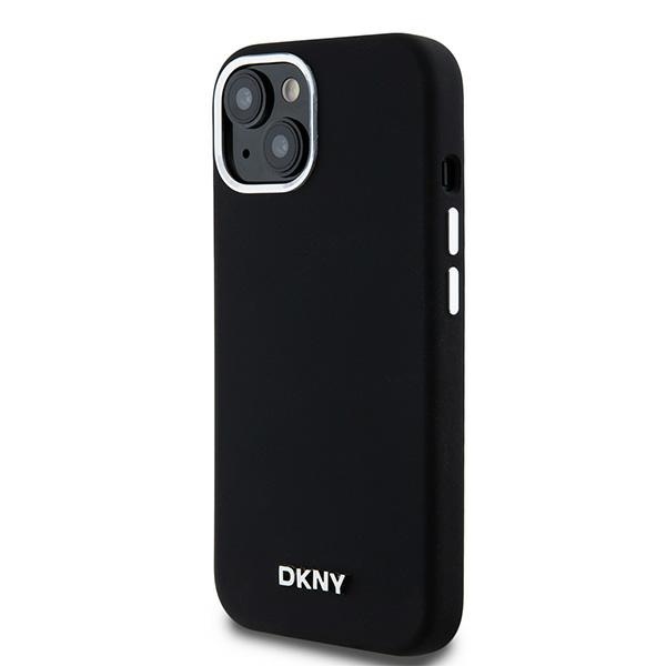 Apple iPhone 14 6.1'' DKNY Liquid Silicone Small Metal Logo MagSafe Case Cover, Black | Telefona Vāciņš Maciņš... (0)