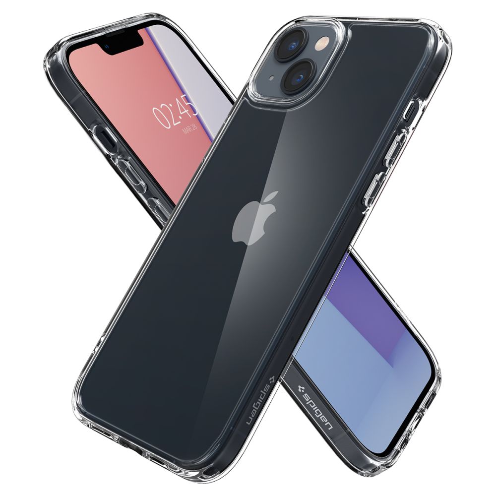 Apple iPhone 14 6.1'' Spigen Ultra Hybrid Case Cover, Crystal Clear | Telefona Vāciņš Maciņš Maks Apvalks Bampers (1)