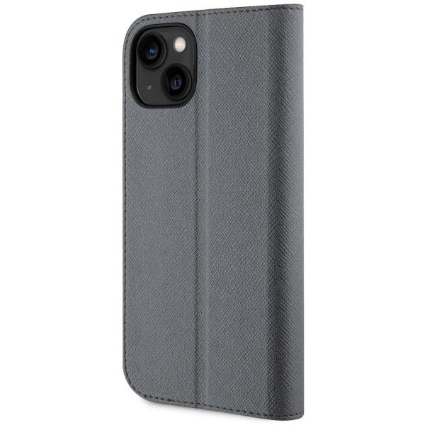 Apple iPhone 14 6.1" Karl Lagerfeld Saffiano Karl&Choupette Bookcase Cover (KLBKP14SSANKCPG), Silver | Telefona... (0)