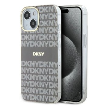 Apple iPhone 14 6.1'' DKNY IML Mono Stripe MagSafe Case Cover, Beige | Telefona Vāciņš Maciņš Maks Apvalks Bampers