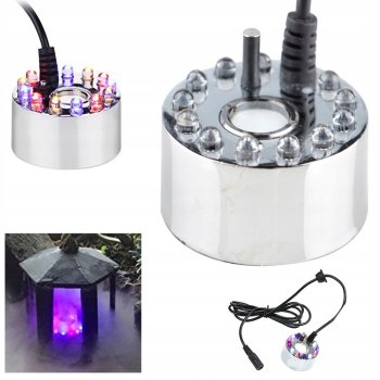 Ionizators Miglas Tvaika Ģenerators RGB + Gaisa Mitrinātājs | Steam Mist Generator Ionizer Humidifier