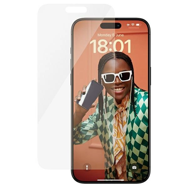 PanzerGlass Classic Fit stikls priekš iPhone 15 Pro Max | glass for