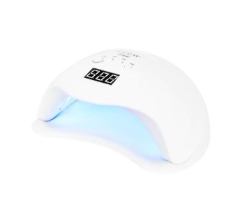 UV/LED manikīra un pedikīra lampa Glow 5 48 W, Balta (24 LED, Dual LED, Low Heat Mode)