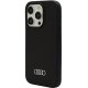 Apple iPhone 15 Pro Max 6.7\'\' Audi Silicone Case Cover, Black | Telefona Maciņš Vāks Apvalks Bampers