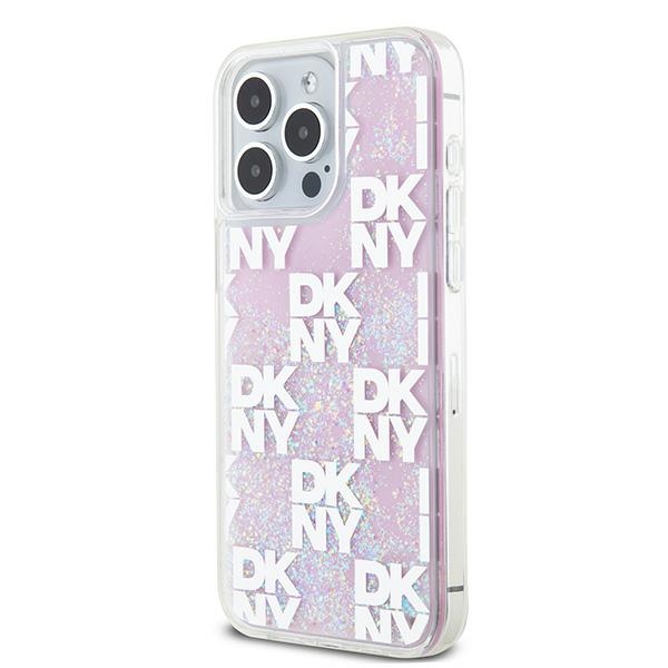 Apple iPhone 15 Pro Max 6.7'' DKNY Liquid Glitter Multilogo Case Cover, Pink | Telefona Vāciņš Maciņš Maks Apvalks... (0)