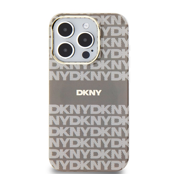 Apple iPhone 15 Pro Max 6.7'' DKNY IML Mono Stripe MagSafe Case Cover, Beige | Telefona Vāciņš Maciņš Maks Apvalks... (1)