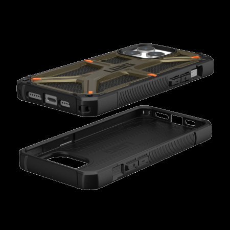 Apple iPhone 15 Pro Max 6.7'' UAG Monarch Hard Case Cover, Green Kevlar | Telefona Maciņš Vāciņš Apvalks Bampers (1)