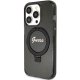 Guess Ring Stand Script Glitter MagSafe apvalks iPhone 15 Pro - melns | case for black