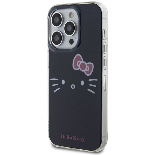 Apple iPhone 15 Pro 6.1'' Hello Kitty IML Kitty Face Cover Case, Black | Telefona Maciņš Vāciņš Apvalks Bampers (0)