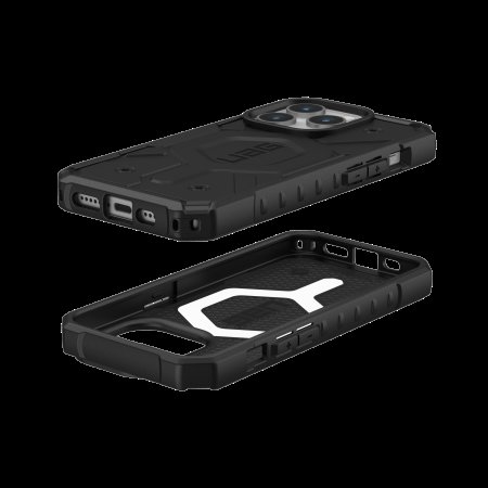 Apple iPhone 15 Pro 6.1'' UAG Pathfinder MagSafe Case Cover, Black | Telefona Maciņš Vāciņš Apvalks Bampers (1)